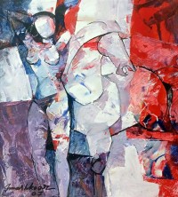 Mashkoor Raza, 12 x 14 Inch, Oil On Board, Abstract Painting, AC-MR-732 Mashkoor Raza, 12 x 14 Inch, Oil On Board, Abstract Painting, AC-MR-732